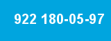 922 180-05-97